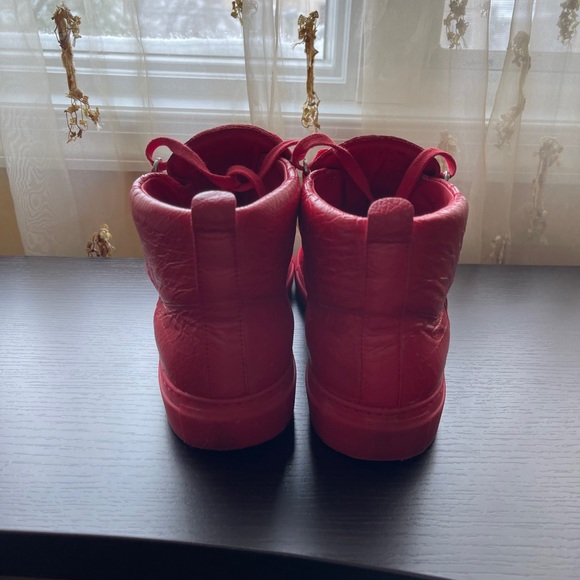 Red balenciaga sneakers- High tops. Size 42 - Picture 3 of 4